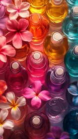 Chromatic perfume garden crowned with tropical blossoms.