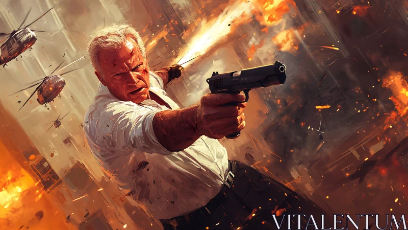 Battle-hardened agent fights through explosive urban chaos