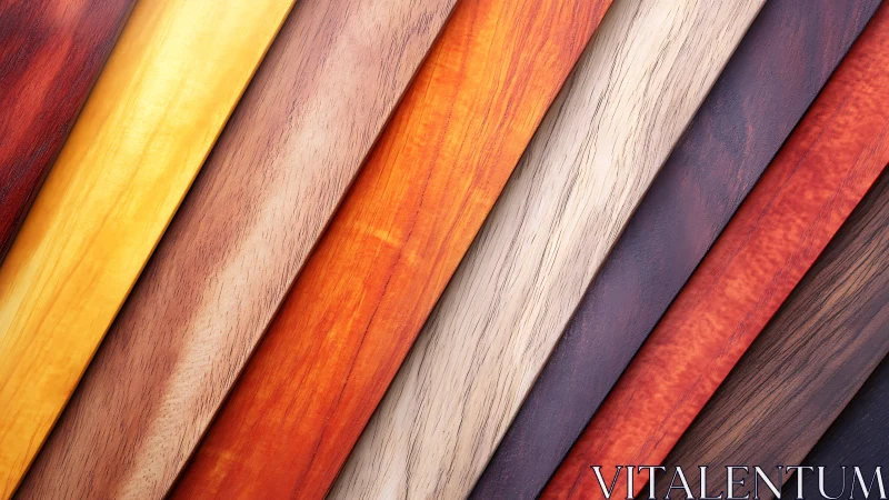 Grain-struck color ribbons glide across a wooden runway