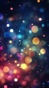 Nebulous city lights drift like constellations underwater