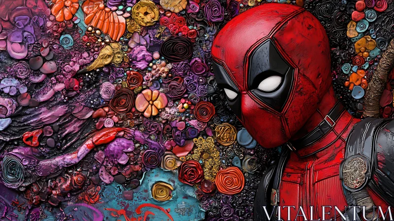 Deadpan hero drifts past a candy-coil storm of color and chaos