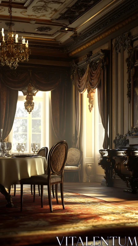 Sunlit chandeliers gossip softly above a royal breakfast