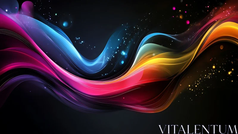 Chromatic plasma wavefronts in dynamic spectral motion.