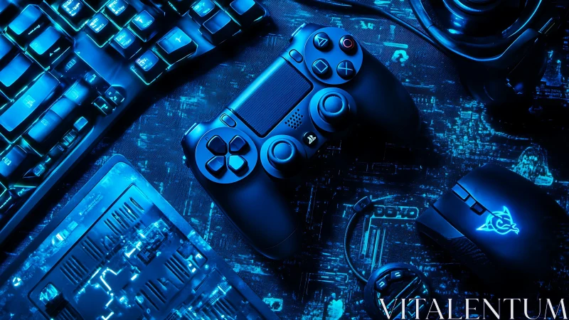 Neon midnight rallies every glowing gaming gadget to battle