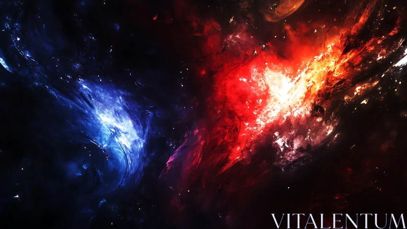 Bipolar nebular turbulence with chromatic plasma collision field.