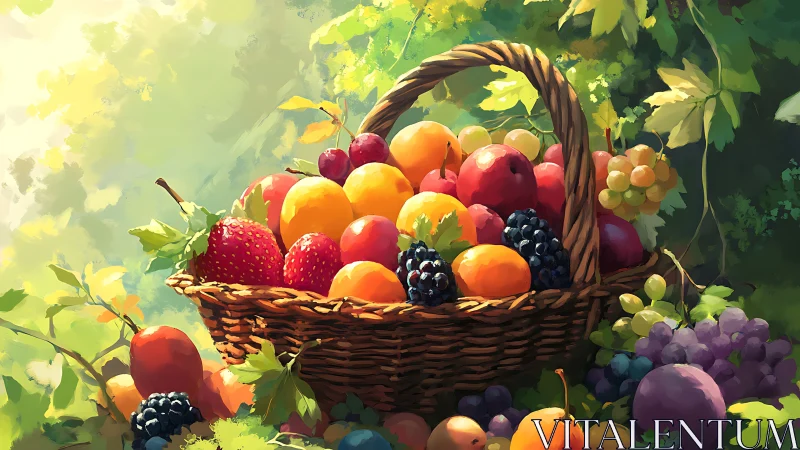 Sunlit garden basket bursts into a chorus of ripened color