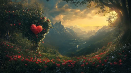 Heart-Shaped Paradise: Love's Valley Unveiled.