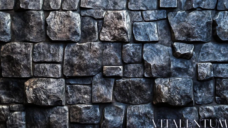 Ashlar Stone Wall Construction: Dimensional Surface Relief.