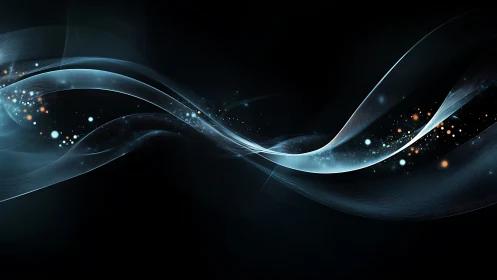 Gentle starlit waves drifting across a quiet digital night.