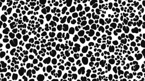 Organic Dalmatian Spot Pattern. Modern Abstract Design.