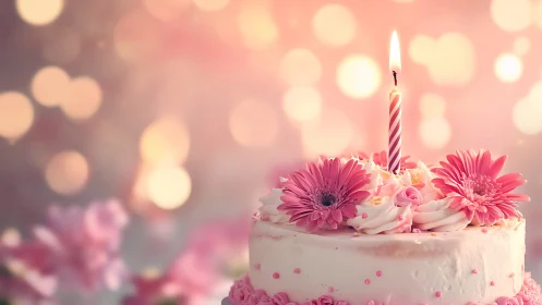 Celebrate with This Stunning Pink Birthday Cake