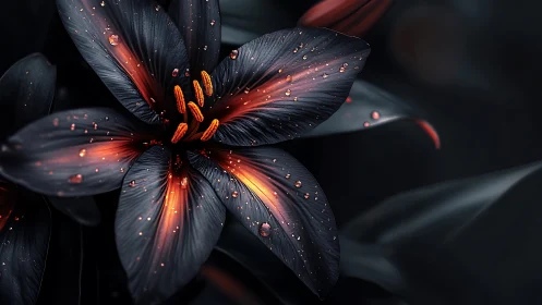 Dark Bloom with Fire: A Glowing Garden Mystery.