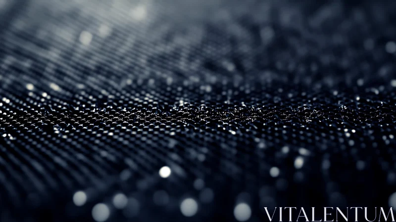 Abstract close-up of dark metallic spheres in a futuristic style.