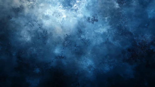 Calming deep blue clouds inviting quiet evening reflection.