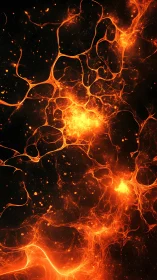 Luminous Neural Network: Glowing Organic Pathways in Dark Space