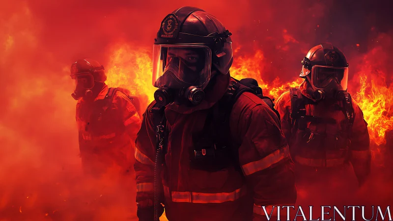 Firefighters in Inferno: Emergency Response Team Combat.
