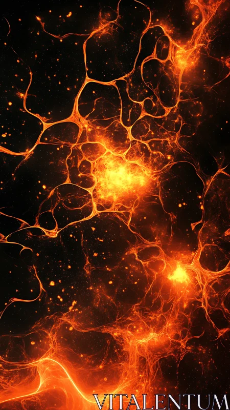 Luminous Neural Network: Glowing Organic Pathways in Dark Space