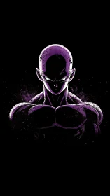 Shadowborn fighter carves violet fury from the void