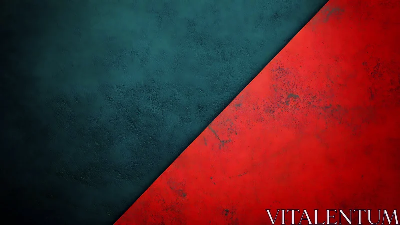 Diagonal dichromatic concrete planes in minimalist abstraction.