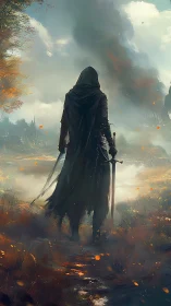 Wanderer of Ember Mists Guards the Silent Valley.