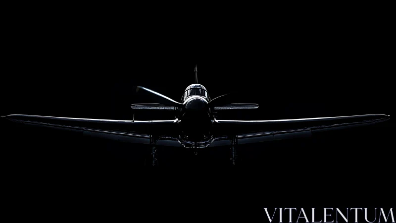 Midnight warbird emerges in razor-edged silhouette glory.