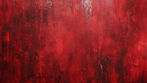 Bold crimson textures invite a quiet moment of reflection