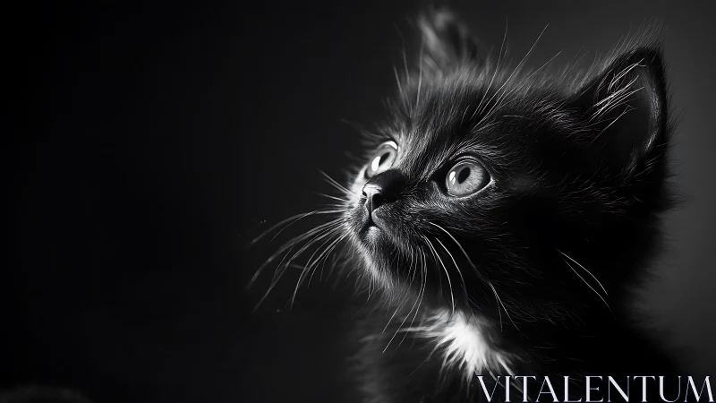 This Captivating Black and White Cat Portrait Draws You In