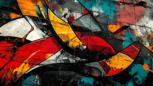 Chromatic vector turbulence across stratified graffiti planes.