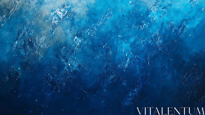 Abstract blue textured background with icy and oceanic tones.