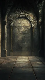 Quiet stone archway guarding a forgotten passageway.