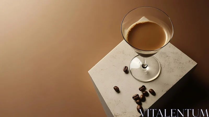 Coffee Contemplation Arranges Itself Against Timeless Minimalism