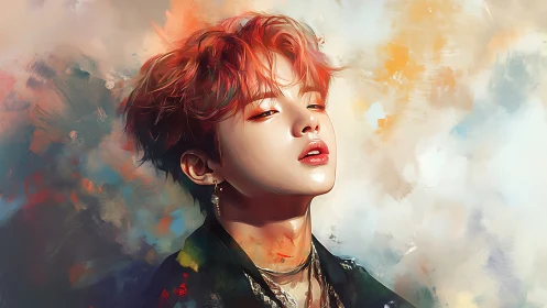 Soft rebel glow in a dreamy splash of color and light.