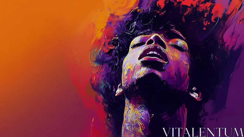 Radiant portrait rises in bold color and expressive light