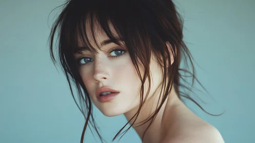 Photorealistic close-up portrait with soft cinematic lighting.