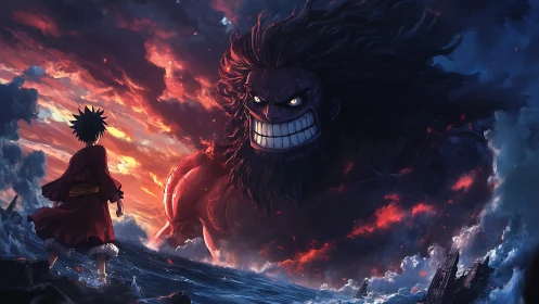 Stormy sea encounter welcomes a daring hero and vast titan