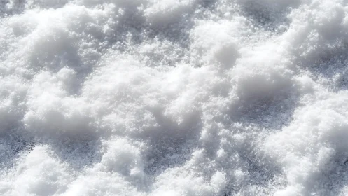 Sunlit granular snow surface reveals crystalline micro-relief