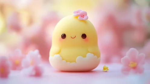 Adorable Yellow Chick Brings Joyful Warmth to Every Heart
