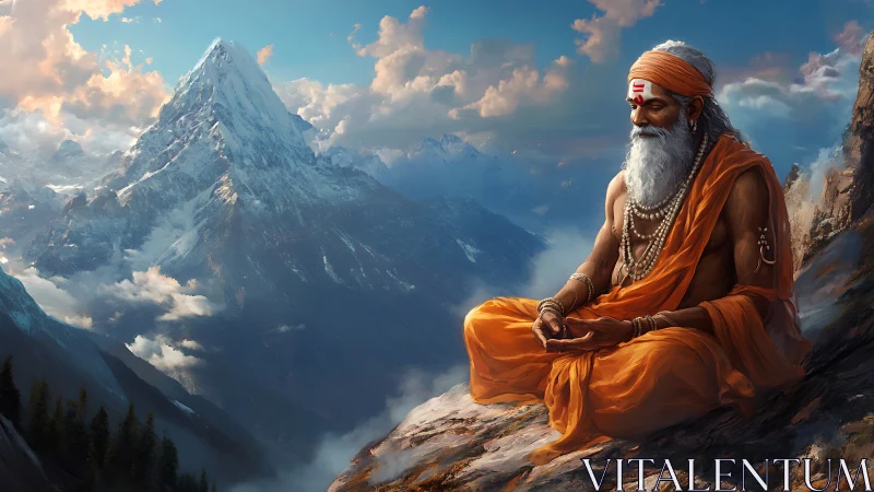 Quiet mountain meditation welcomes a sunrise of inner peace