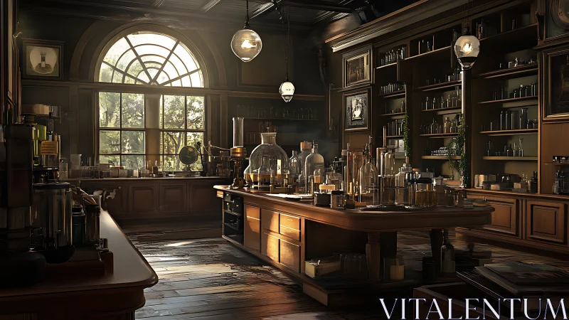 Sunlit vintage laboratory welcomes curious minds inside