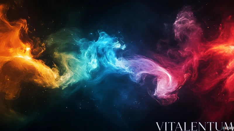 Chromatic nebula currents in dynamic digital painting format.