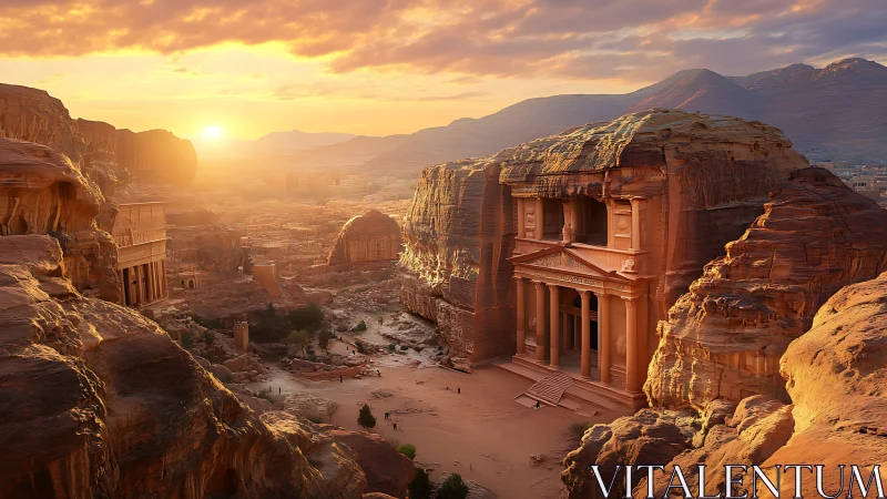 Sunset carves molten gold across this hidden rock city