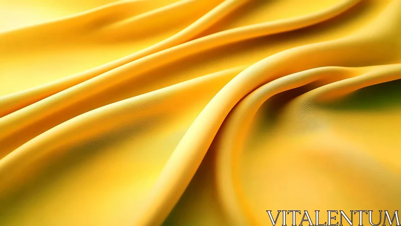 Sunlit folds of golden fabric quietly ripple like warm waves