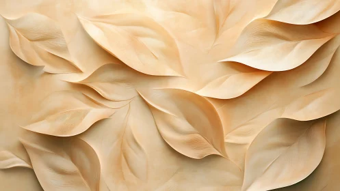 Whispering paper leaves drift softly across warm daylight