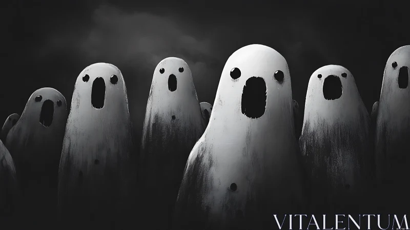 Gentle ghost chorus rising softly from the midnight mist.