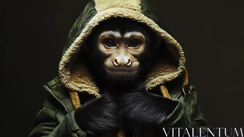 Streetwise little primate quietly owns the winter spotlight