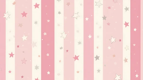 Candy stripes catch drifting pastel stars in soft daydream.