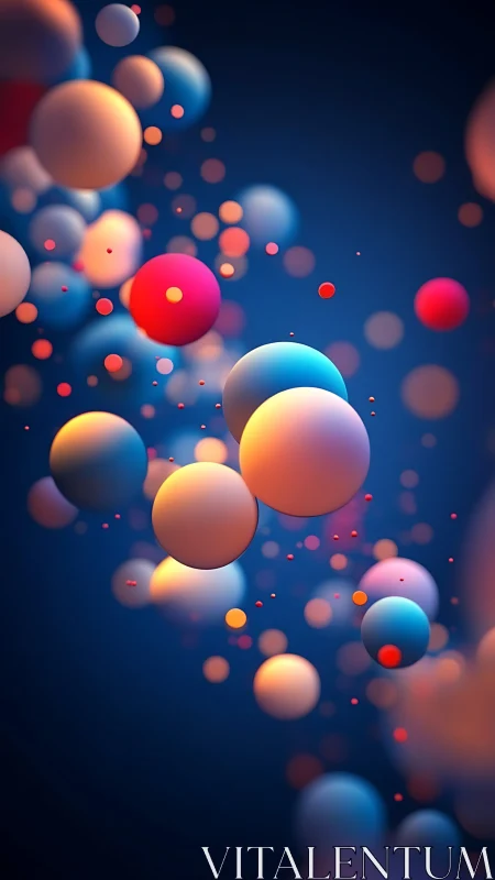 Floating color orbs drift through a deep midnight dreamscape.