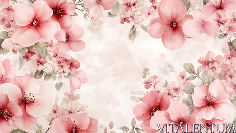 Soft Bloom Garden: A Gentle Floral Haven.