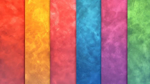 Striped storm of velvet color panels in quiet neon hush.