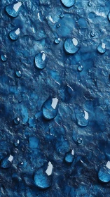 Droplets drift like tiny planets over rough midnight sea